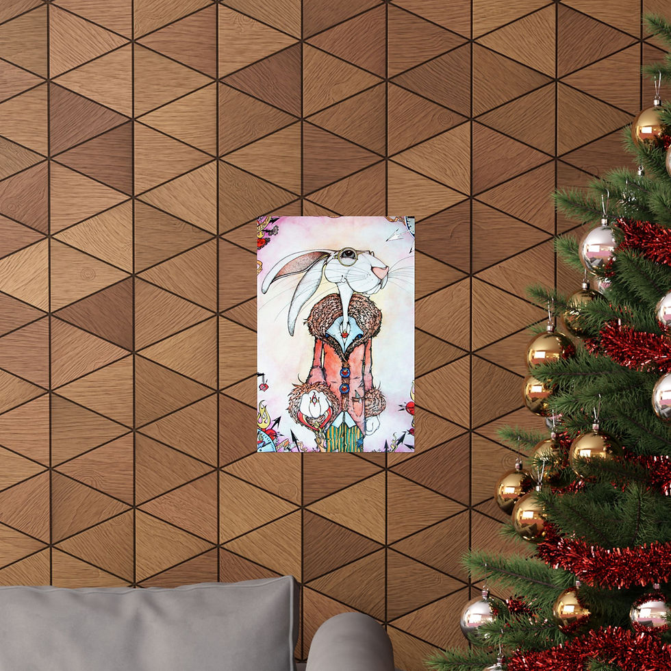 Thumbnail: "The White Rabbit" Matte Poster