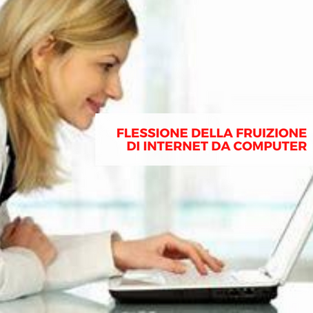 Con la fine della fase di lockdown calo del 7,5% della fruizione di internet da Computer