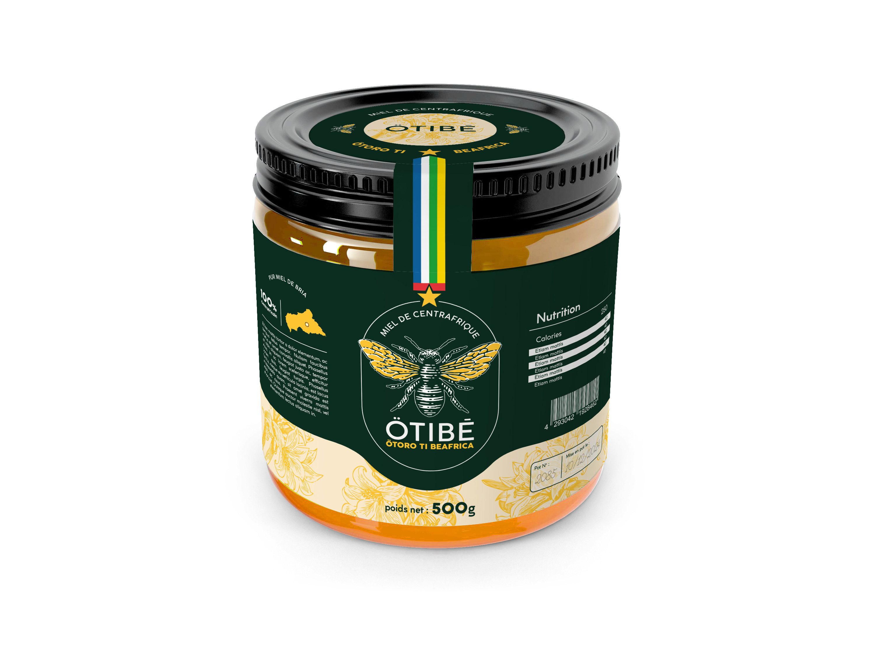 Miel naturel de fleurs d'Eucalyptus de Bria