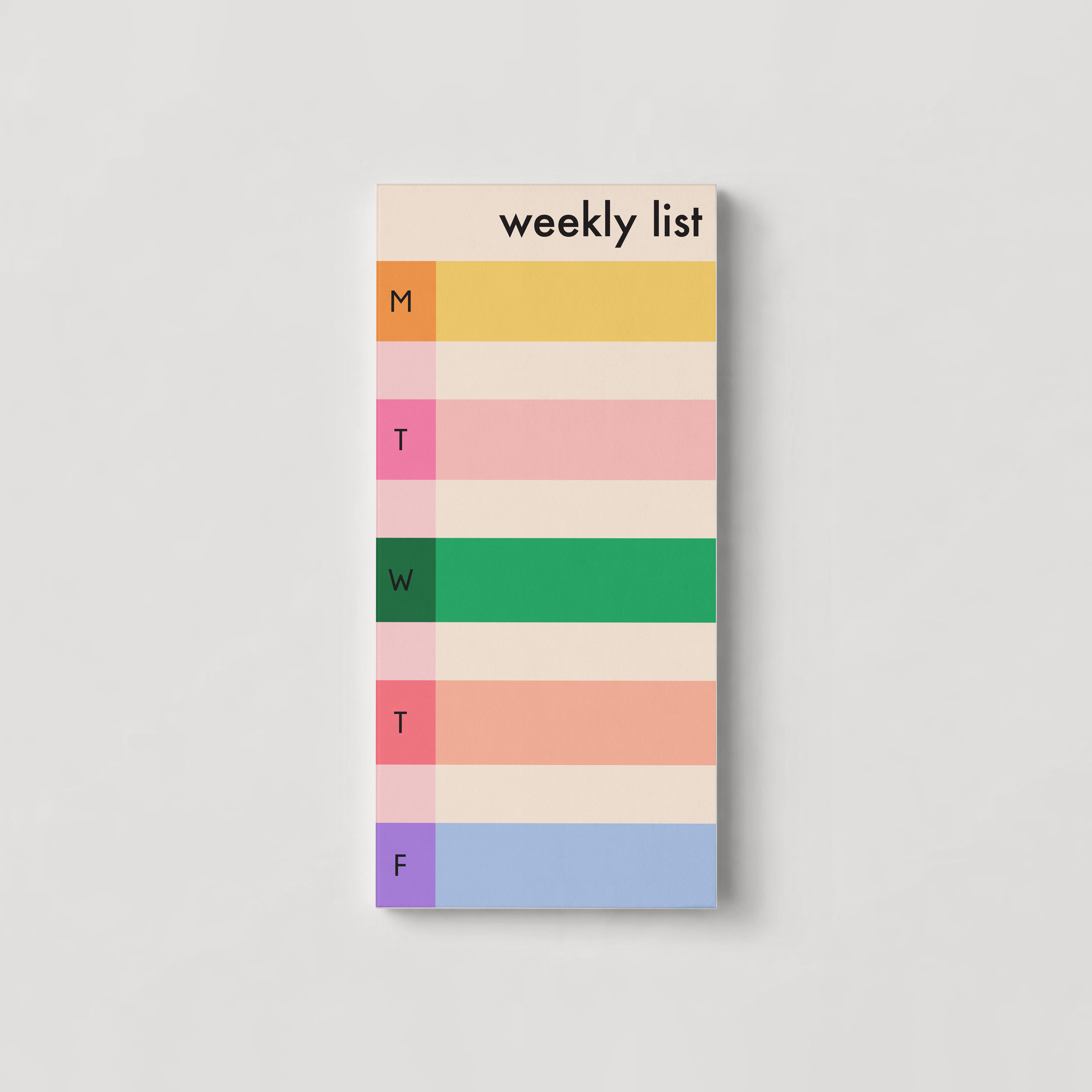 DL Notepad Weekly list