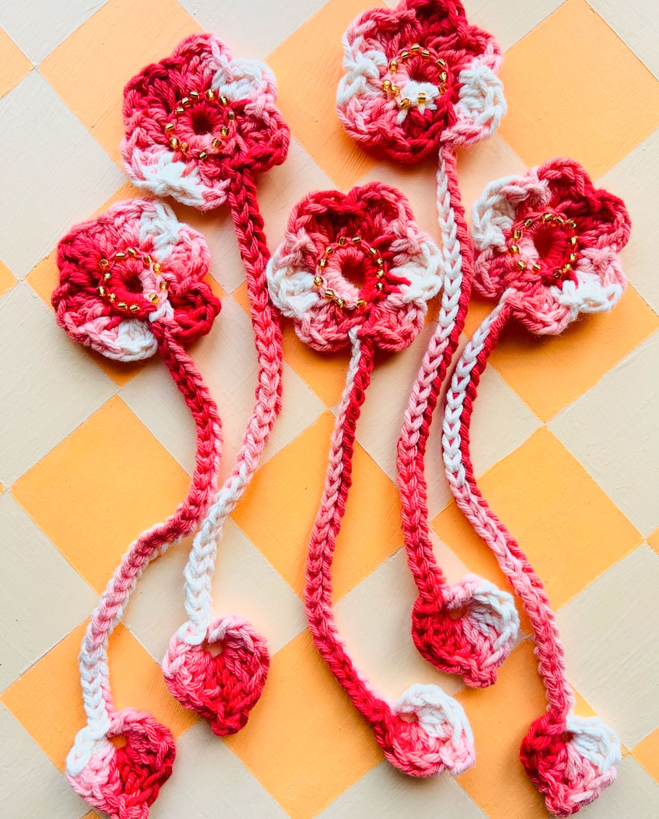 Tricolor- Flower Bookmark