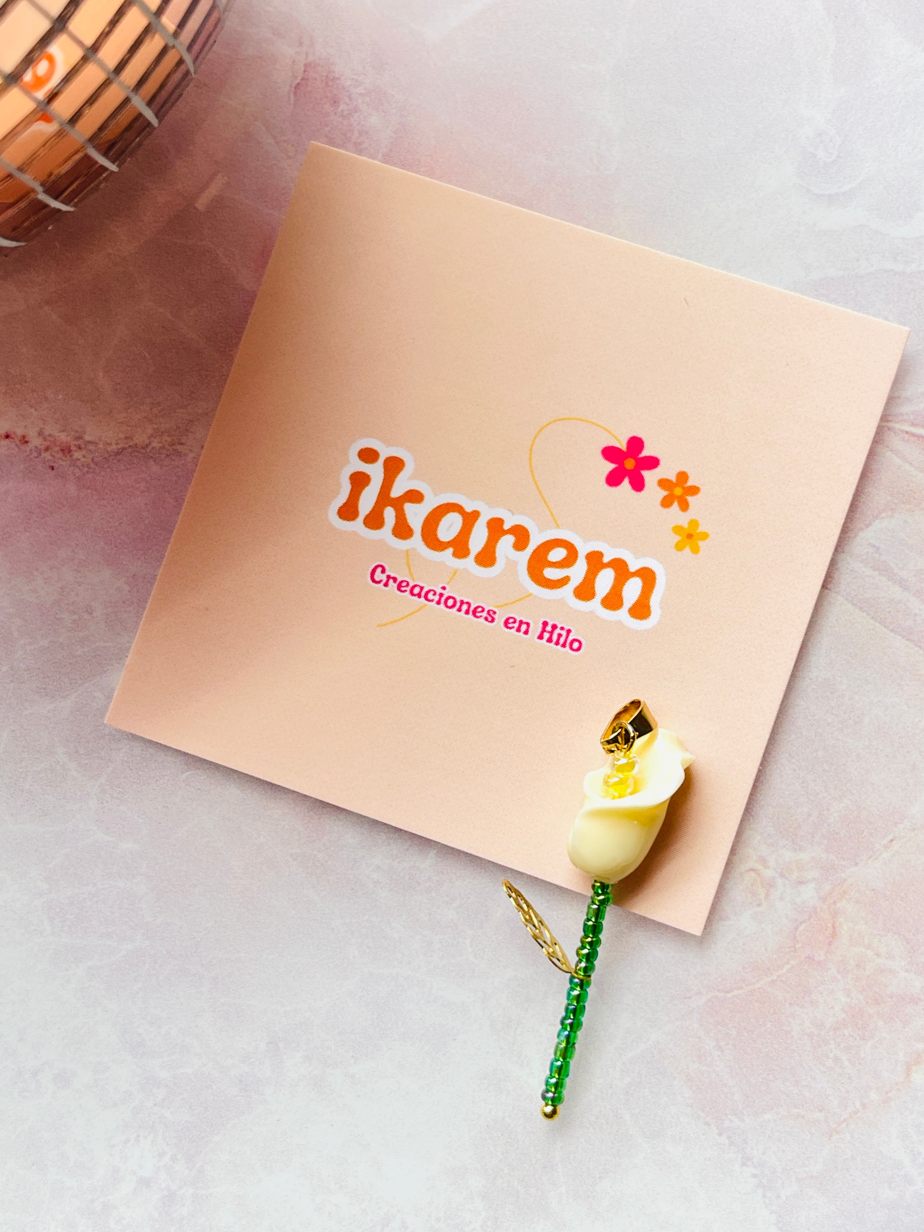 Calla Lily Pendant for Necklace