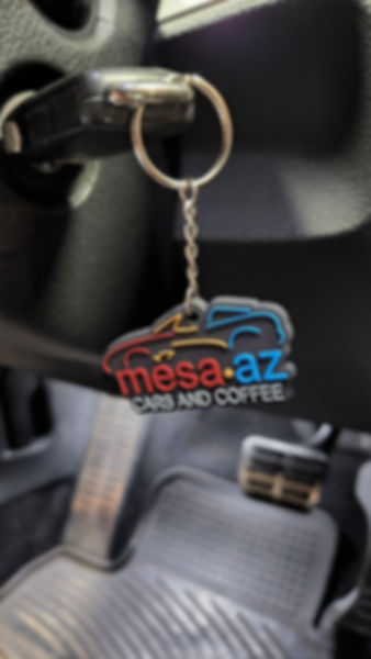 Mesa Cars & Coffee Keychain
