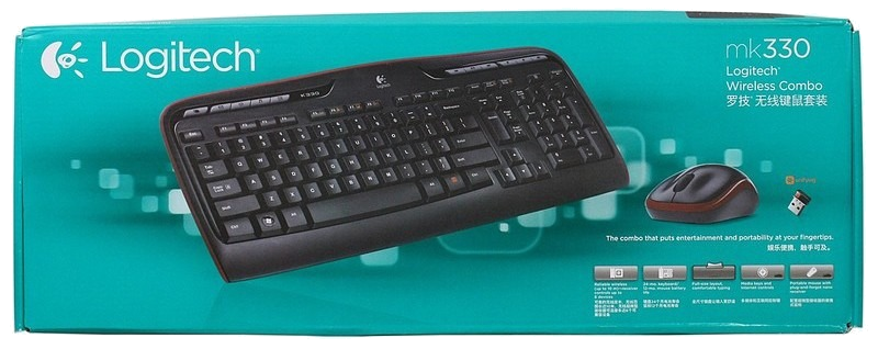 KIT TECLADO+MOUSE LOGITECH S/ FIOS(W