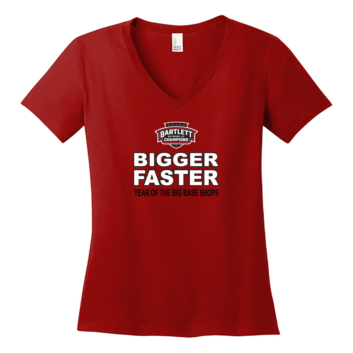 Bartlett BF Ladies V-Neck - Red