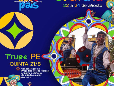Trupe Pernambuco Meu País convida todos para o festival que vai movimentar o final de semana de Gravatá