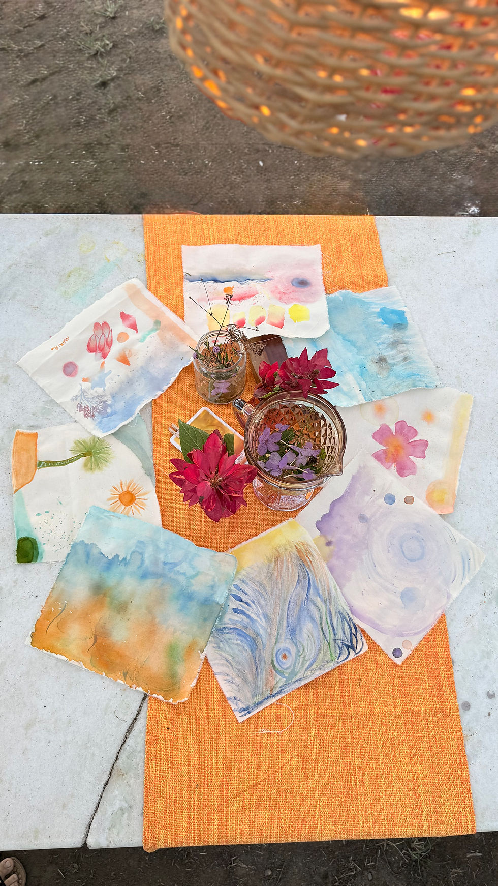 A Natureza das Aquarelas
Uma experiência de Arteterapia no Solar Baraúnas
Por Diário da Julie