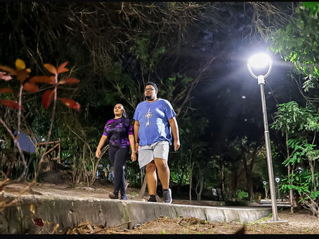 Prefeitura de Gravatá melhora iluminação da pista de cooper do Parque Janelas para o Rio para segurança da população