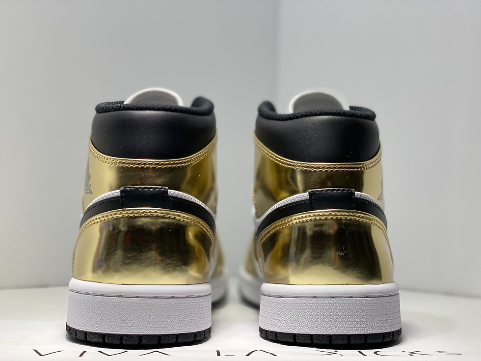 Thumbnail: Air Jordan 1 Mid Metallic Gold