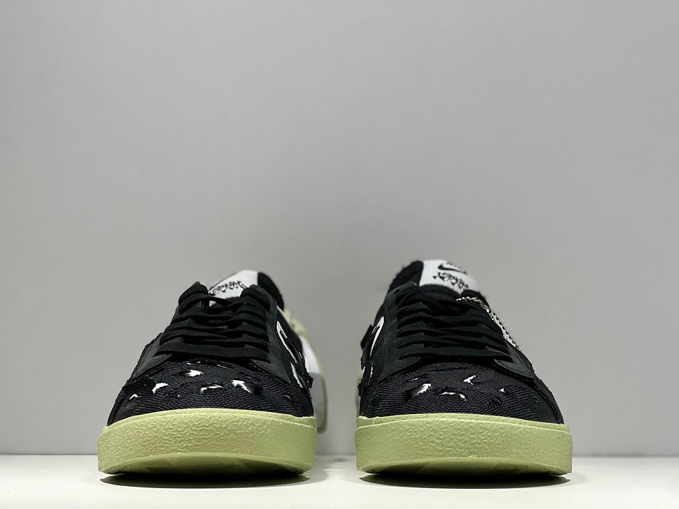 Thumbnail: Nike Blazer Low X Acronym Black Olive Aura 10M