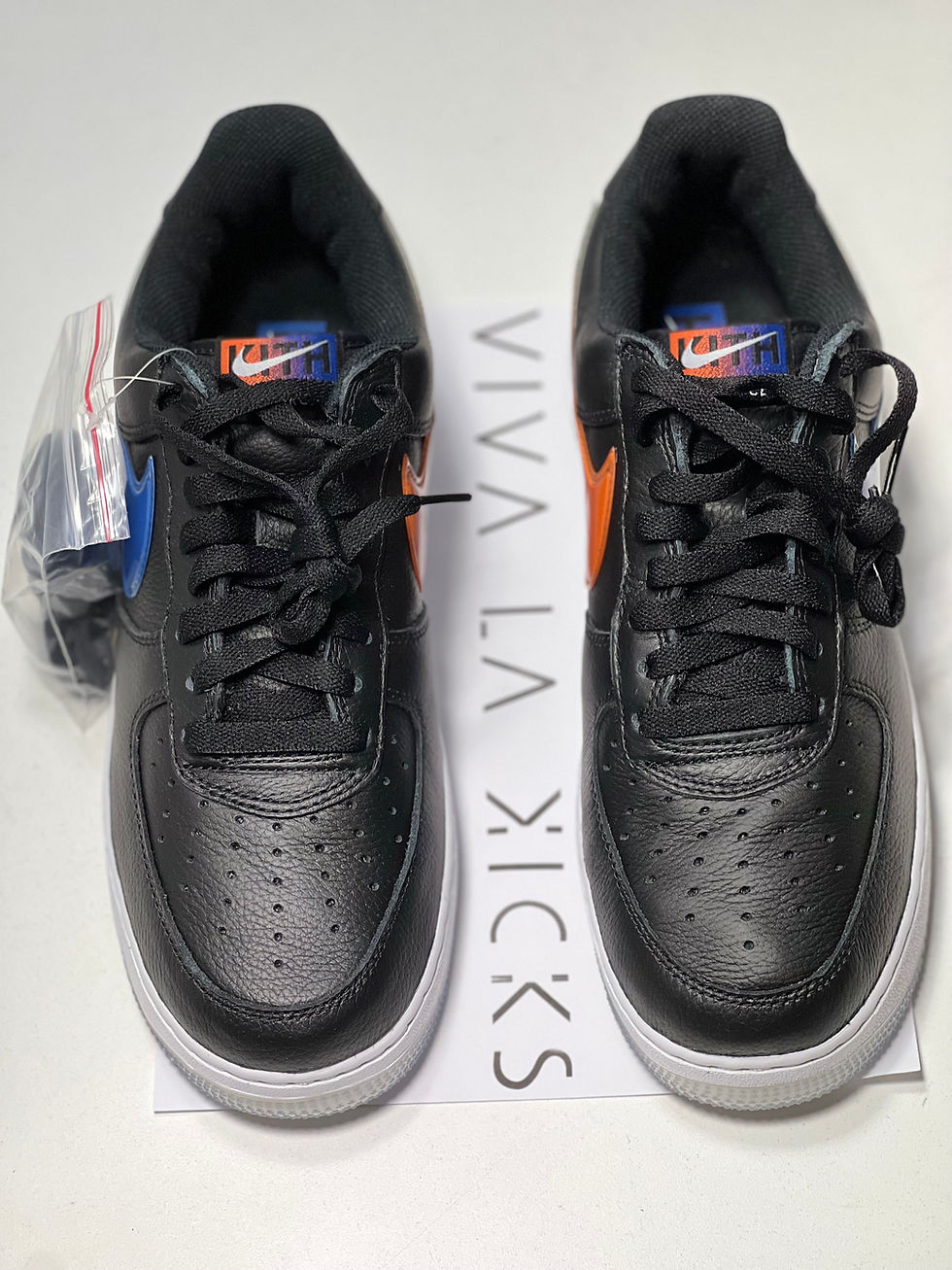 Thumbnail: Kith x Nike Air Force 1 Low Knicks Away Black
