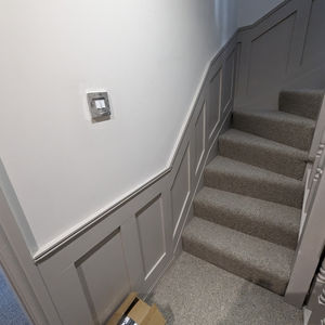 Room Renovation with shaker panel design