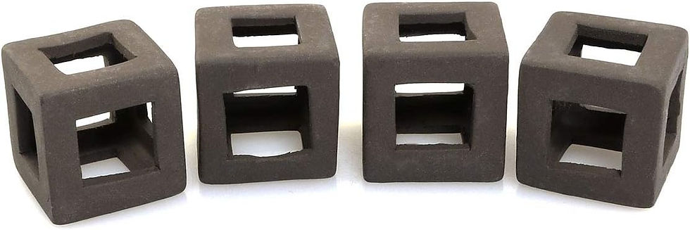 Thumbnail: 5PCS 5pcs Aquarium Ceramic House Shelter for Small Fish Shrimp Crayfish Breeding