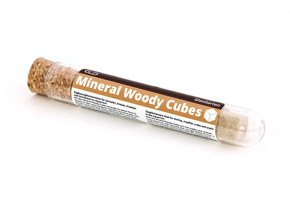 Thumbnail: Mineral Woody Cubes Supplementary feed for Shrimp and Snails