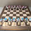 Thumbnail: Cats chess set blue pink