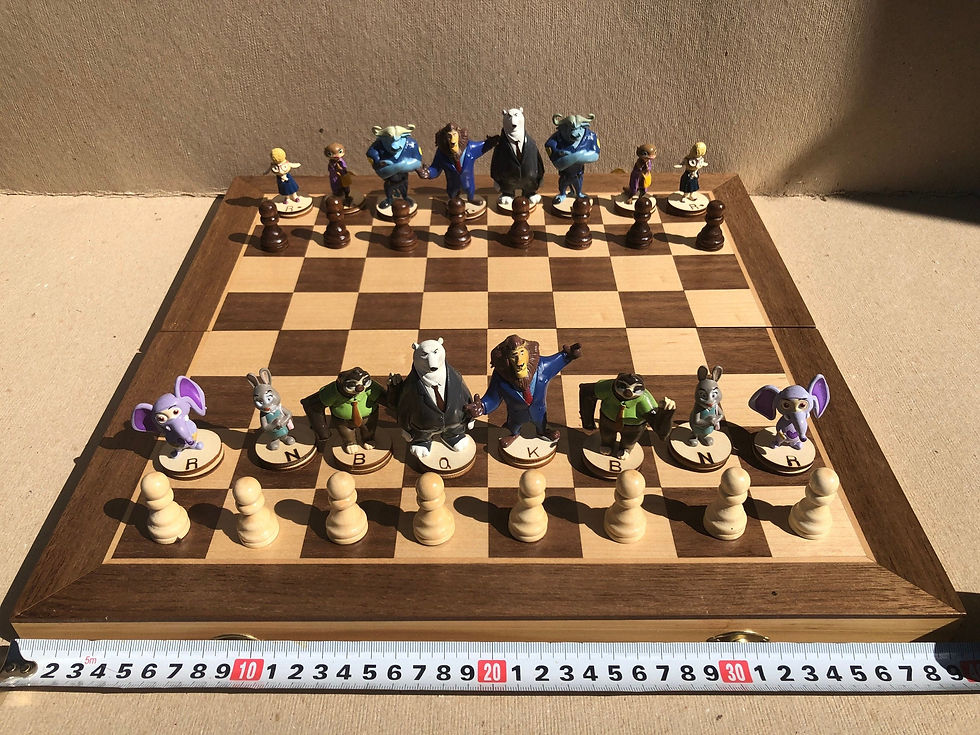 Thumbnail: Zootopia chess set B