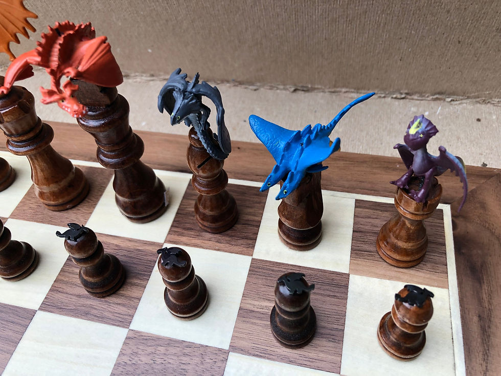 Thumbnail: How to train your dragon chess set B