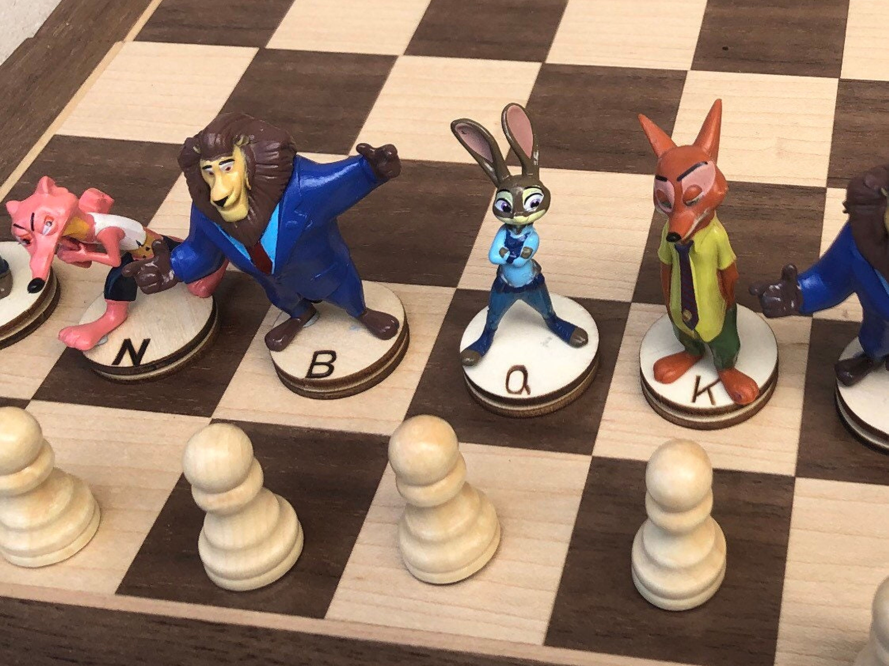 Zootopia chess set A