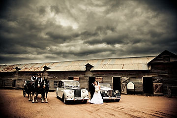 Jaguar Mk 5, Princess Limousine and Horse drawn carriage