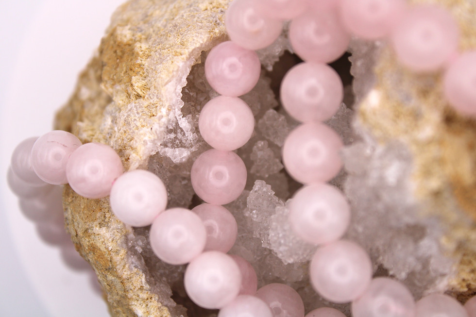 Thumbnail: Love’s Embrace Rose Quartz Bracelet