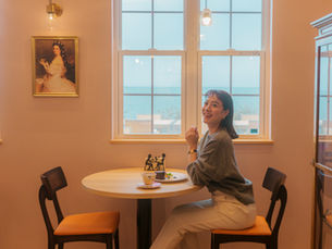 淡路島でのカフェタイムは海が見えるCafettaで!