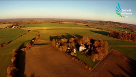 Manoir de la Fresnaye - St Germain-de-la Coudre, en avion ULM - Survol du Perche.fr