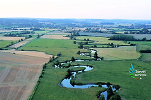 Vallée de l'Huisne, en avion ULM - Survol du Perche.fr