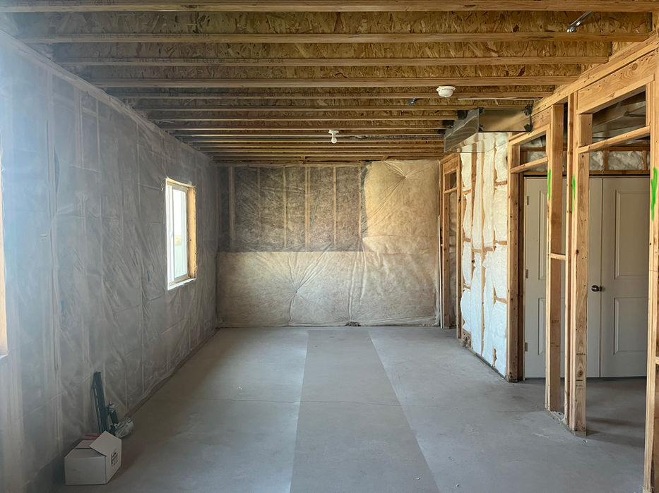 Clean and modern room transformation completed by Robbins Crew