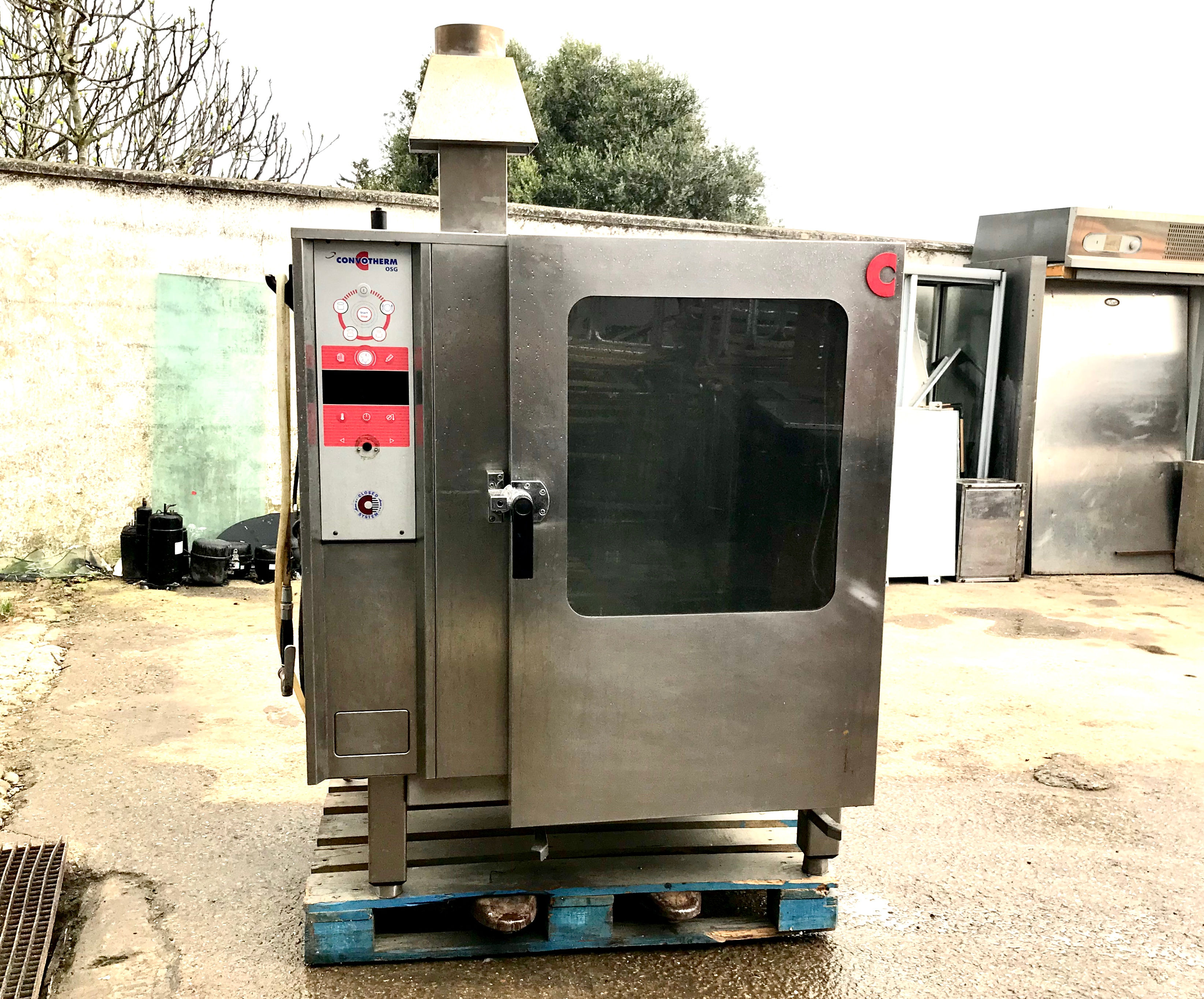 Lote Horno convección a gas Convotherm mas carros