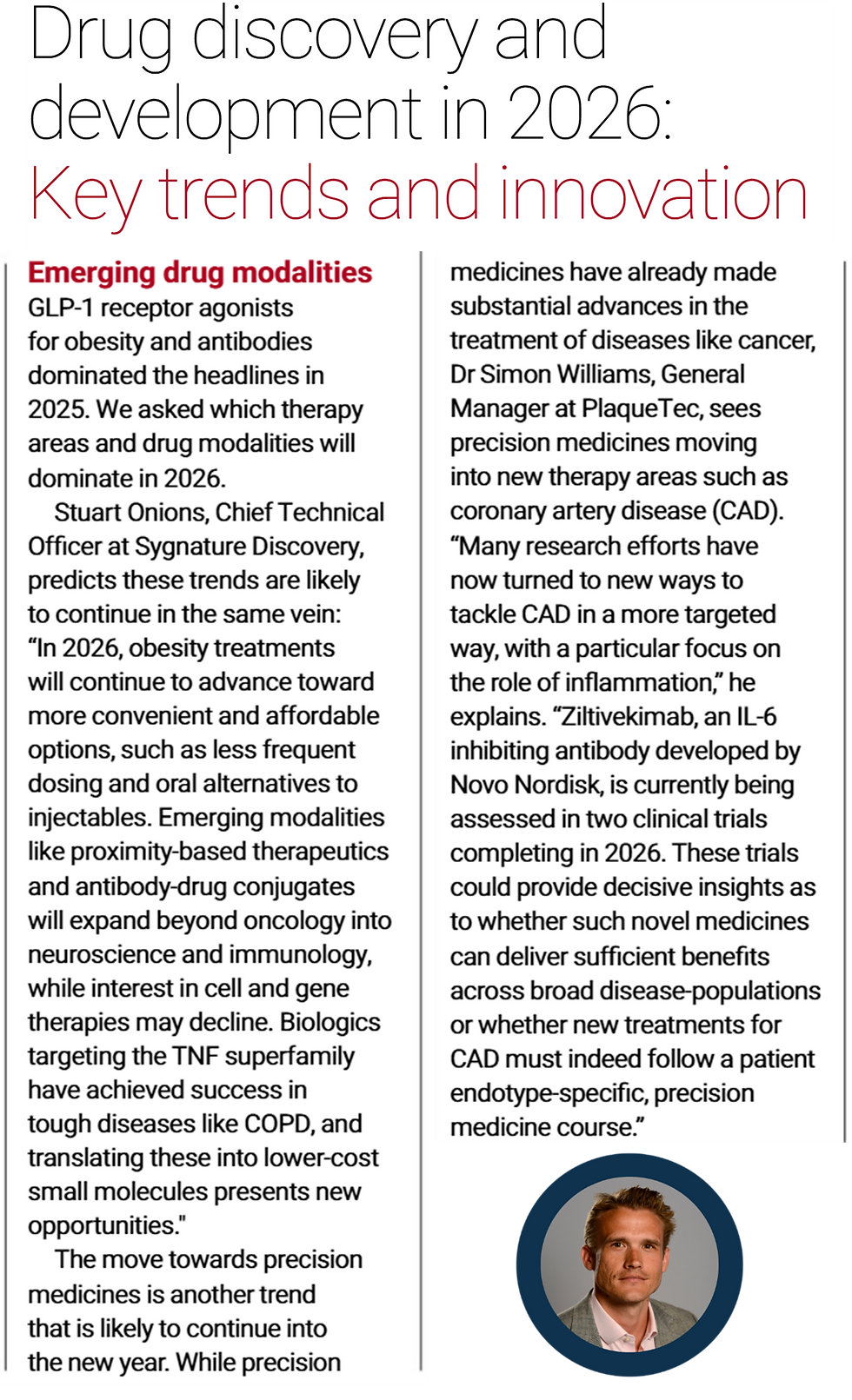 Drug Discovery World Winter 2025/26, pages 6-9