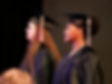 Graduates, seniors, students, black graduation gown, graduation cap