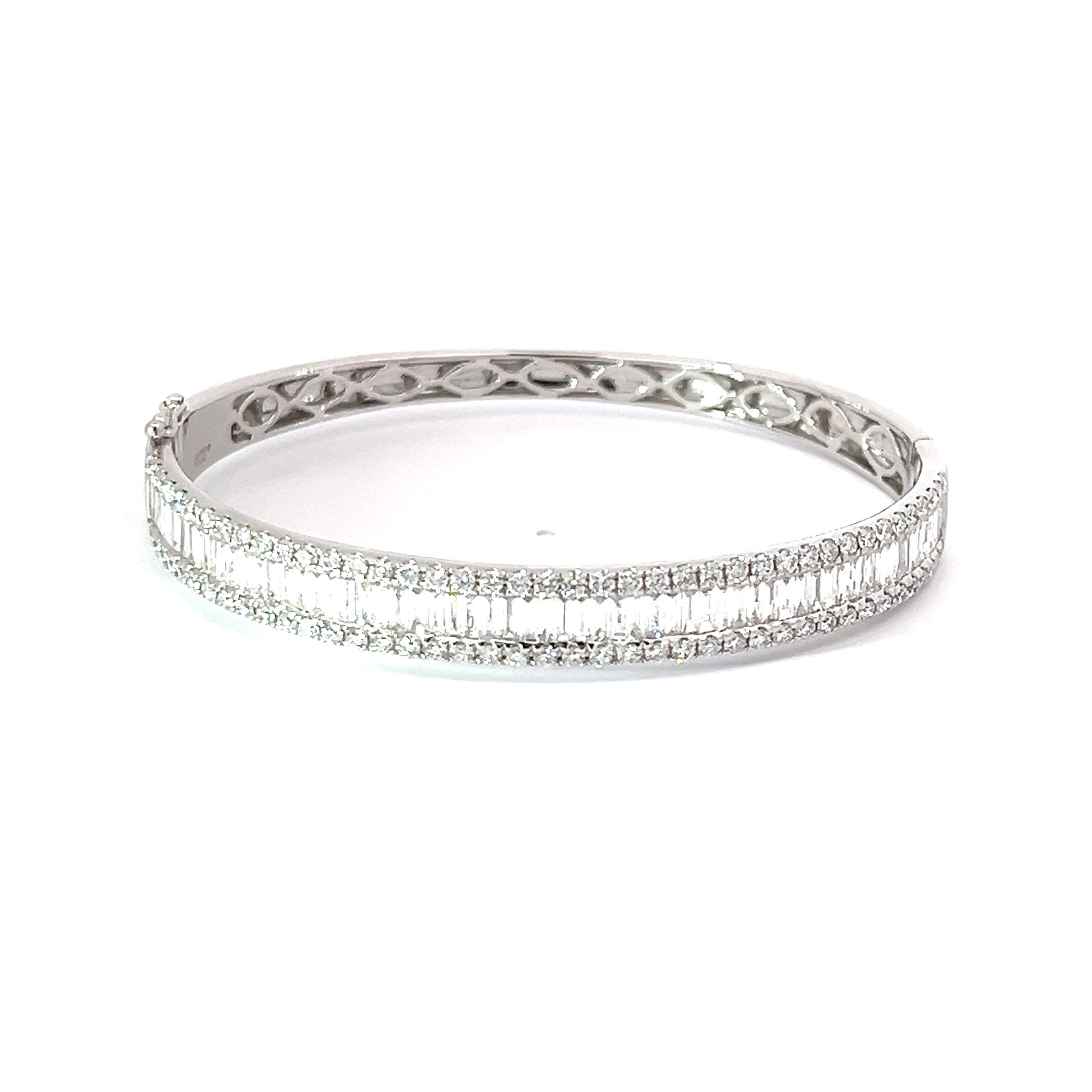 18K 拼石鑽石手鐲