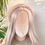 Thumbnail: Soft Dusky Pink Birdcage Face Veil Headband Padded Hair Band Velvet Luxe Fascina