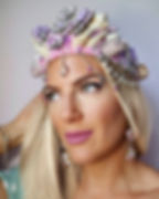  Purple & Silver Jewel Sea Shell Mermaid Crown Head Band