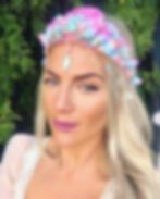 Thumbnail: Pink & Blue Glitter Sea Shell Mermaid Crown 