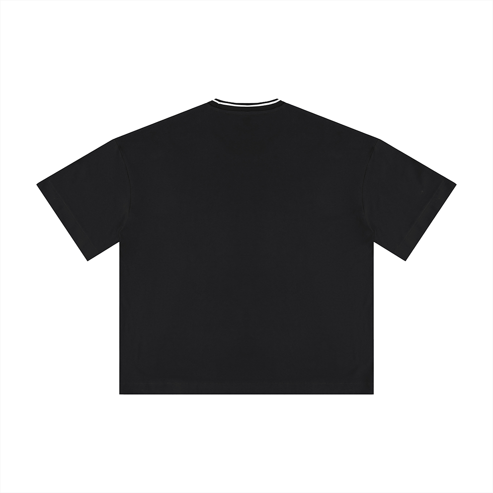 Thumbnail: Unisex Boxy Ribbed T-Shirt