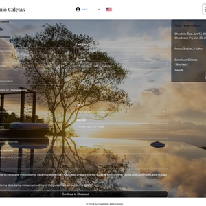 Casa Caletas Portada Sitio Web para Turismo Casa Caletas