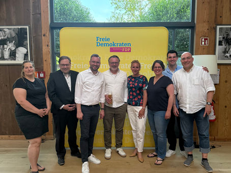 FDP Falkensee beim traditionellen Spargelessen des Landesverbandes