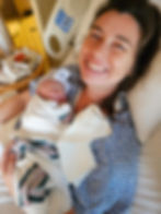 Mom and newborn baby very happy with doula care in SWFL with Mindful Birth Doulas