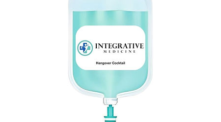 Hangover Cocktail IV Fluid Bag.