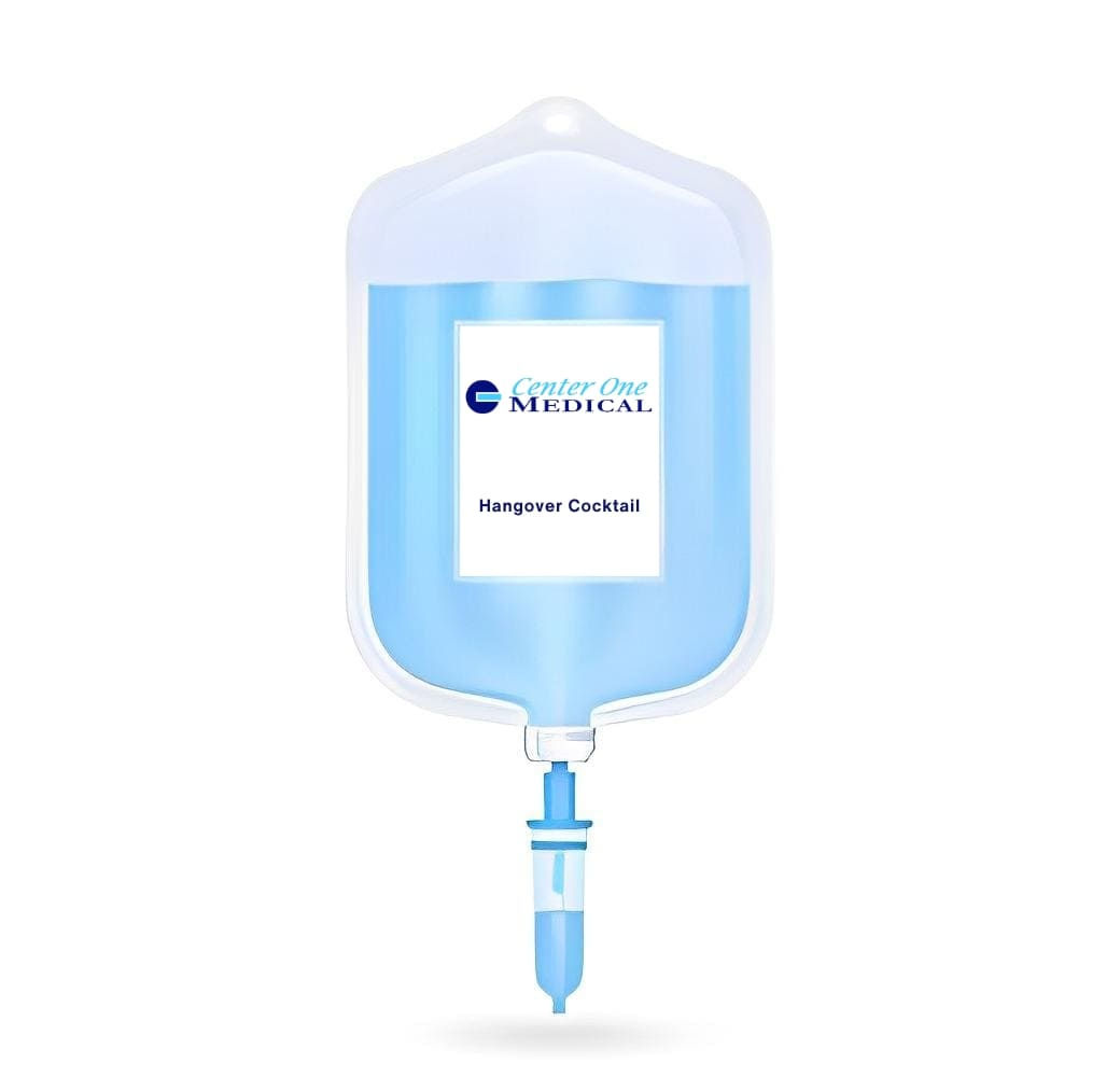 Hangover Cocktail IV Fluid Bag.