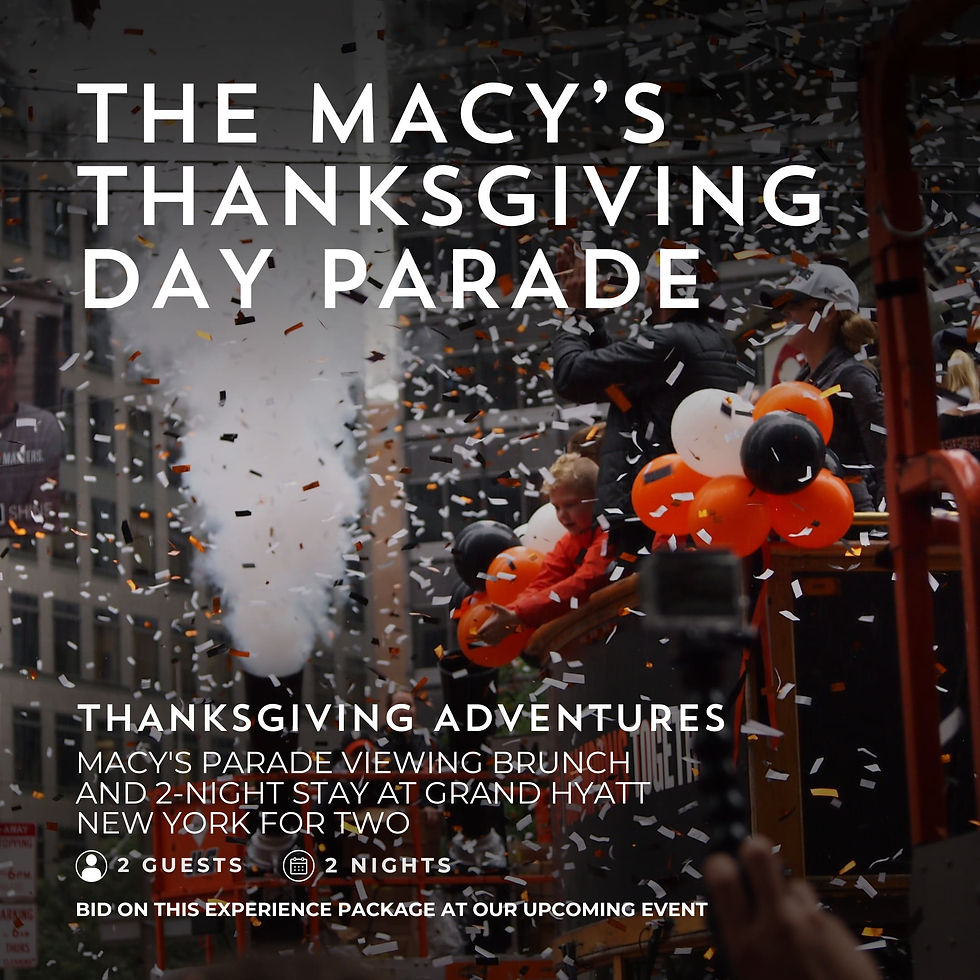 The Macy's Thanksgiving Parade: $3,895