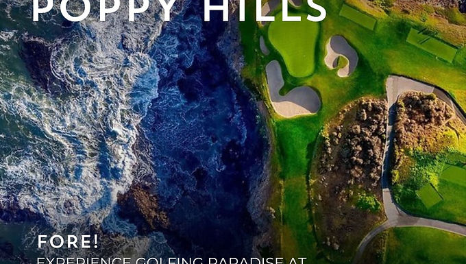 Pebble Beach Golf Experience at Poppy Hills For 2 - $4,995