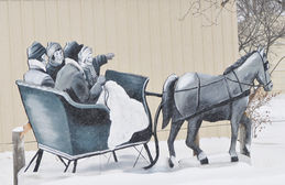 Taylor 'Villager' Horse & Sleigh