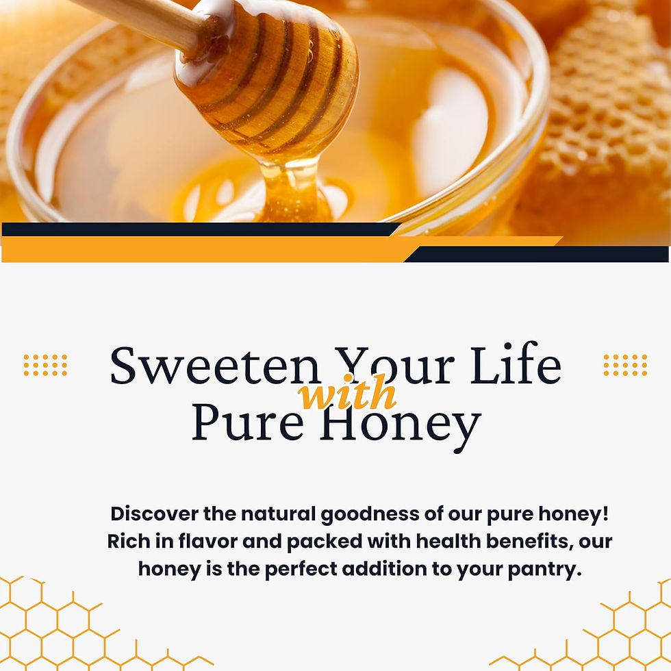 Thumbnail: Pure Healthy Ginger Honey 100% Natural - 250 Grams