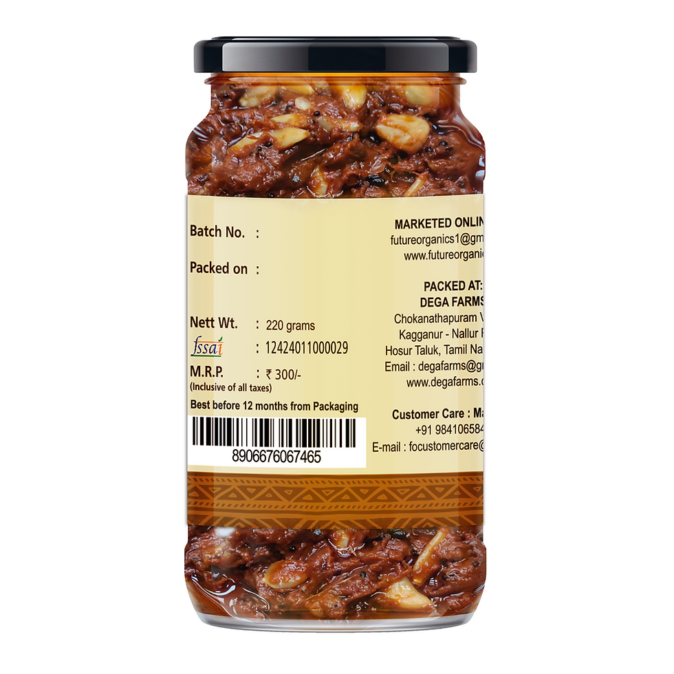 Thumbnail: GARLIC PEARL PICKLE – WITH OLIVE OIL (SET OF 1) - 220 gm
