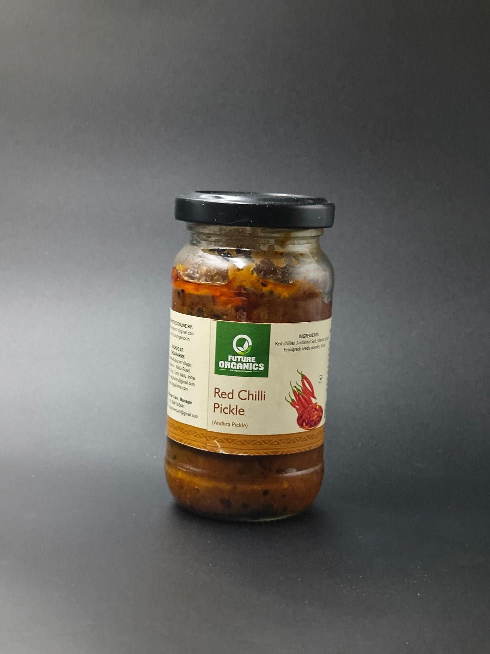 Thumbnail: Fresh Red Chilli Pickle - Homemade Lal Mirch Achar -Yummy, Spicy - 220 Grams