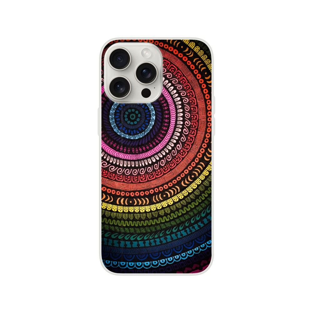 Rainbow Mandala Flexi Case