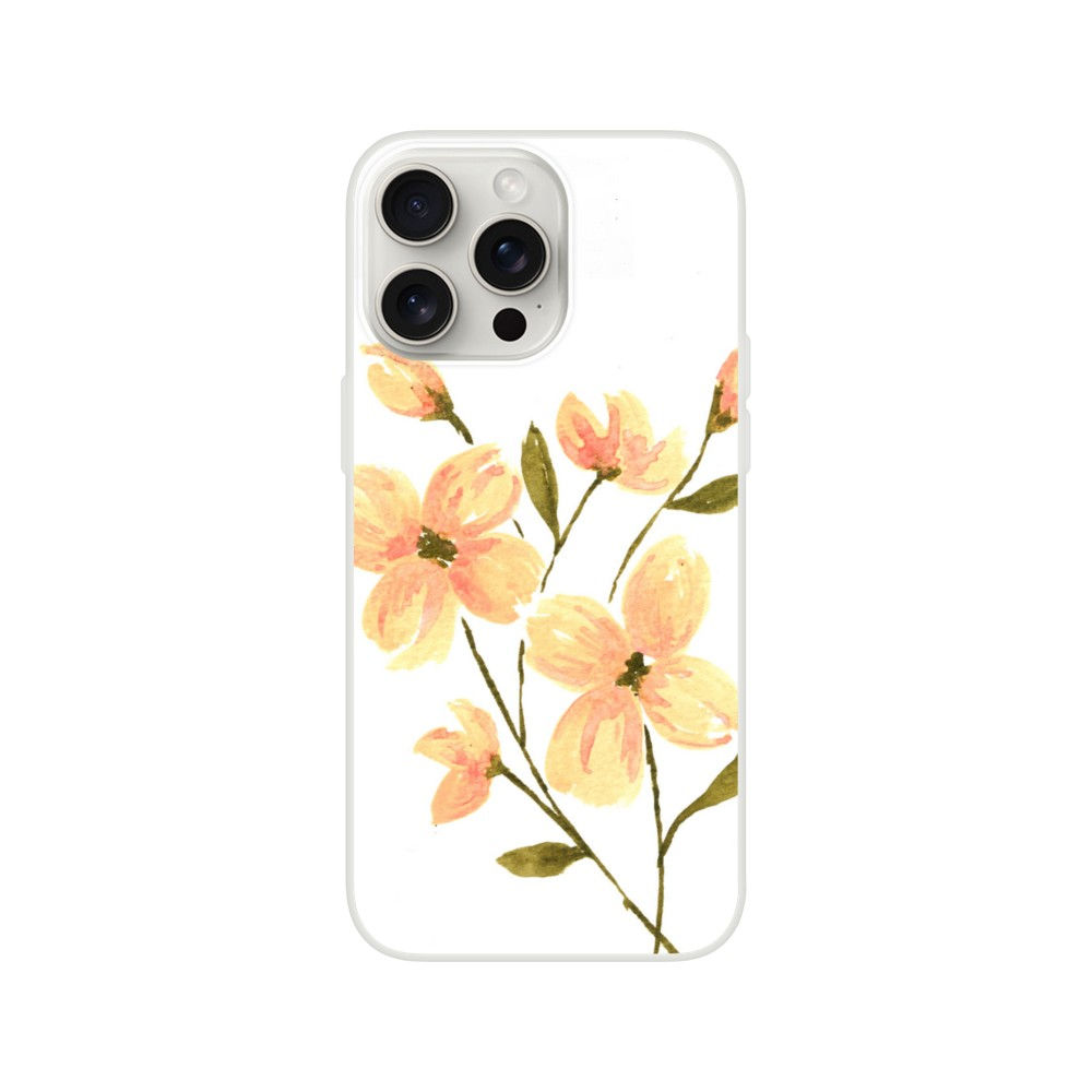 Orange Wildflowers Flexi Case