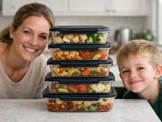 mealprepcontainer für die ganze Familie
